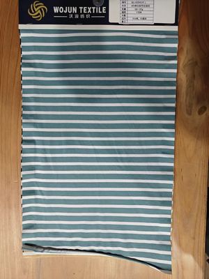 Un buen precio. Tejido de punto con rayas suaves y duraderas para camiseta en línea