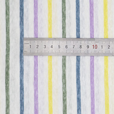 Un buen precio. Tejido de punto a rayas confortable, duradero y respirable para la piel en línea