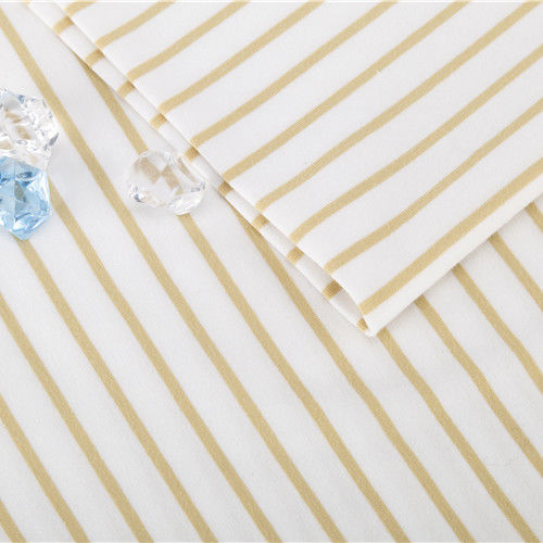Resistente al desgaste y absorbente de sudor de mango suave de una sola camiseta de tela para la camiseta