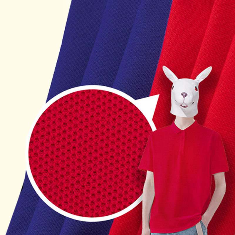 El estiramiento impermeable sólido de la tela 26S del piqué del algodón del color peinó el material