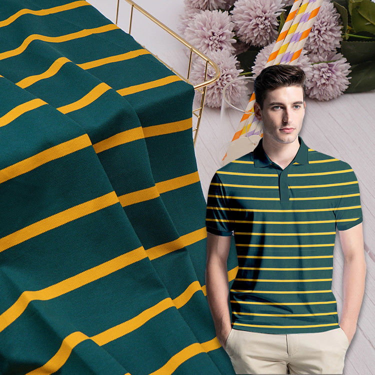 Tejido de algodón de trenzado para camisa de polo.