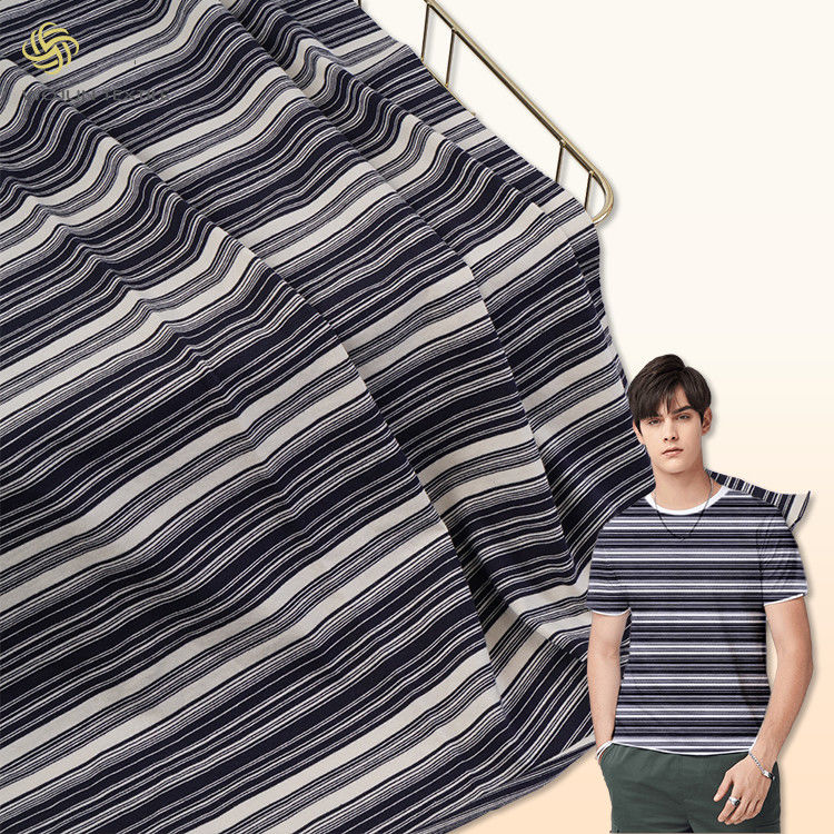 Tejido suave y de moda 100% de algodón suave con camiseta única para camiseta