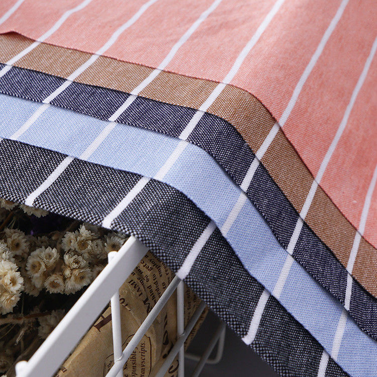 Tejido de punto a rayas con elasticidad moderada para camisa de polo