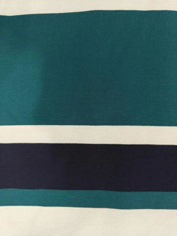 Tejido de material estriado cómodo, resistente y elástico para la camiseta de polo