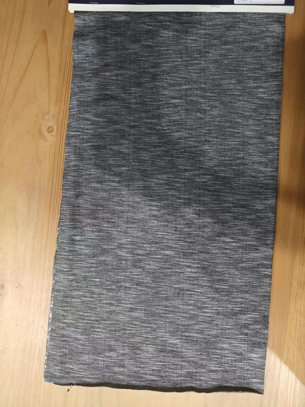 Tejido de material rayado brillante, cómodo, elegante y cómodo para camiseta