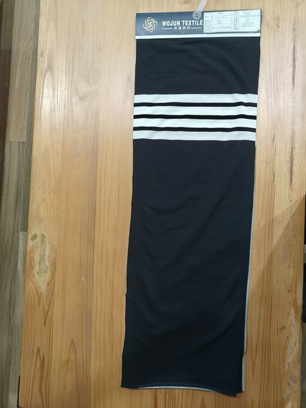Tejido de material rayado duradero y resistente al desgaste y cómodo para camiseta de polo