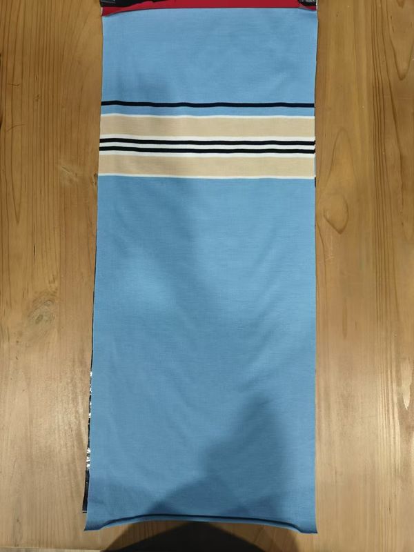 Tejido de punto con rayas suaves, elástico y amigable para la piel, de buena calidad, para uso informal