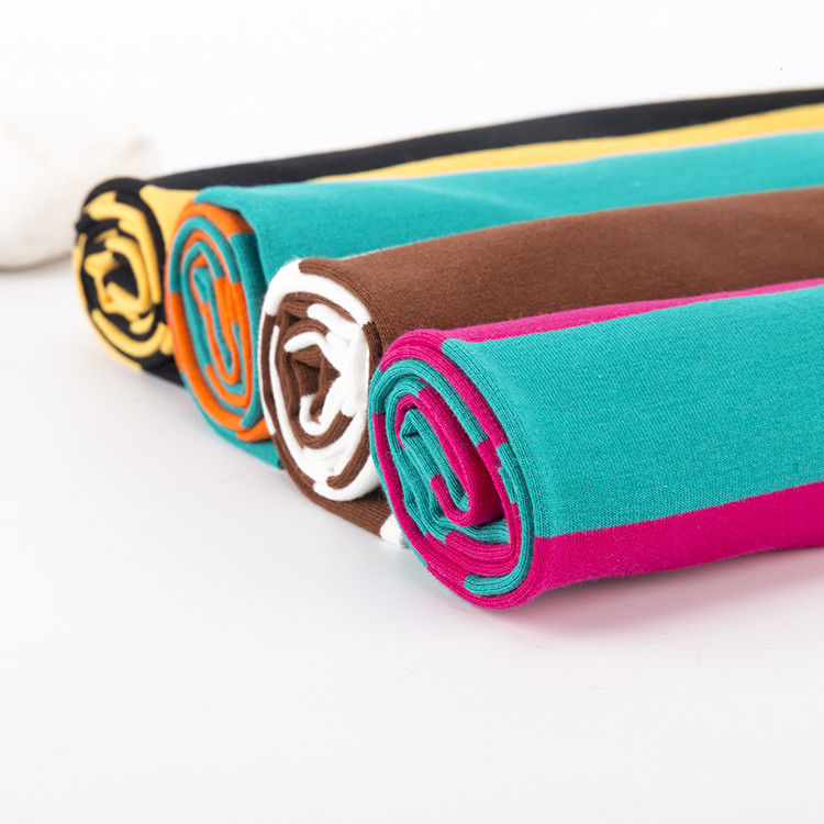 Tejido de punto a rayas para camisa de polo