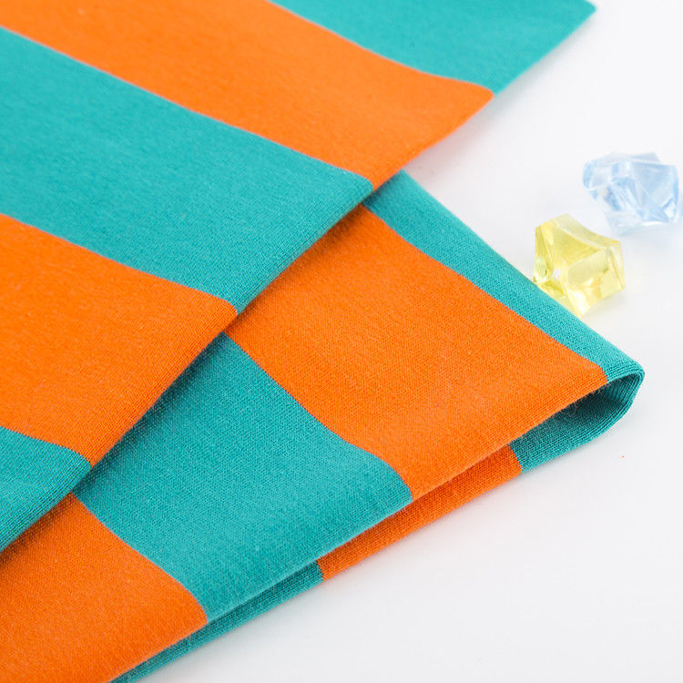 Tejido de punto a rayas para camisa de polo