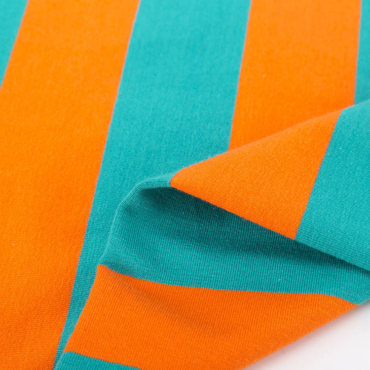 Tejido de punto a rayas para camisa de polo