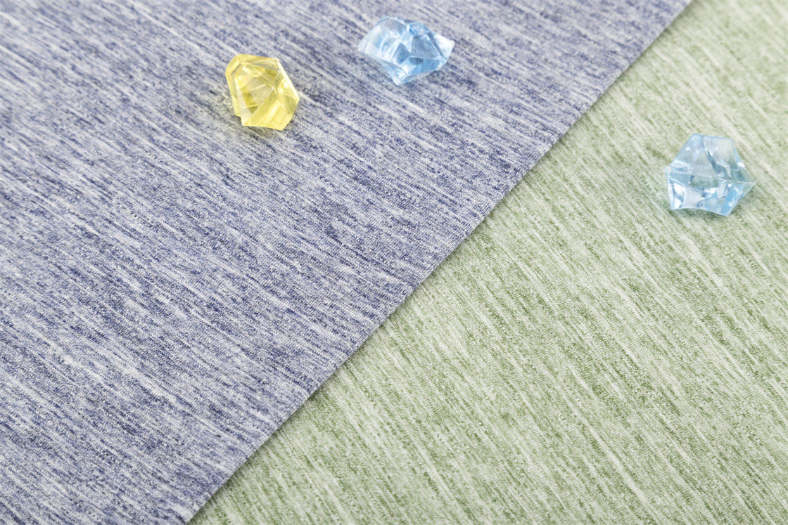Tejido de material rayado para camiseta, limpio y saludable para la piel y el medio ambiente