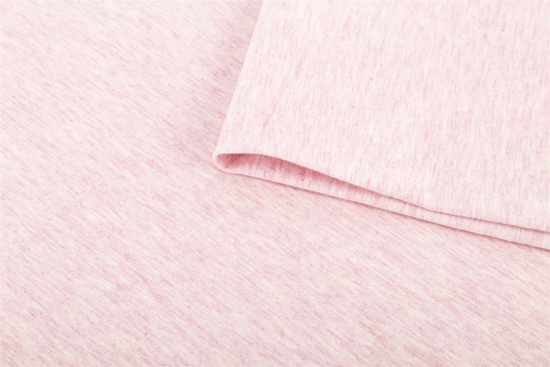 Tejido de material rayado para camiseta, limpio y saludable para la piel y el medio ambiente