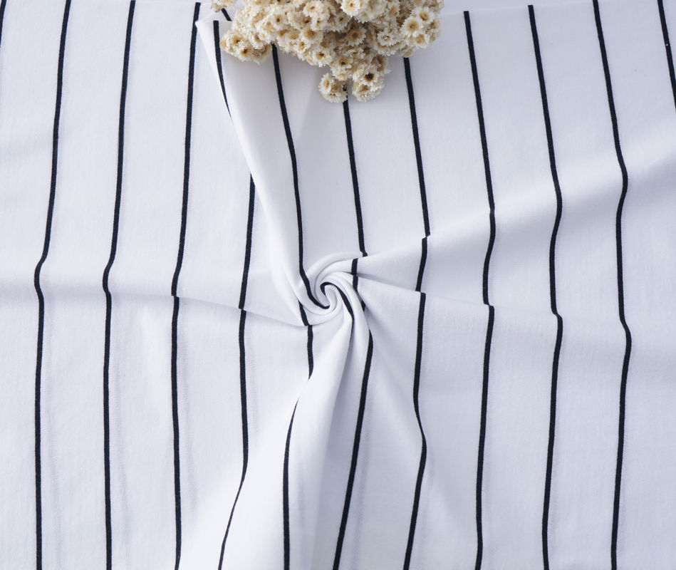 Tejido de material rayado de buena calidad, de moda, cómodo y transpirable, para uso informal