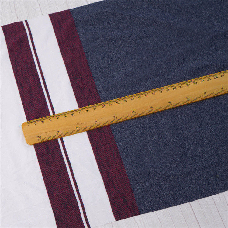 Tejido de punto a rayas de moda y clásico para camiseta