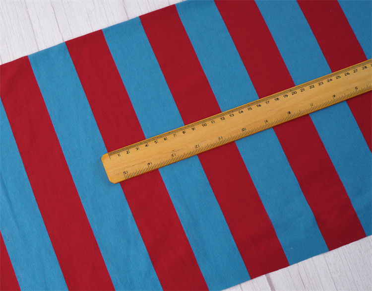 Tejido de punto natural de rayas resistente al desgaste y saludable y transpirable para camisa de polo