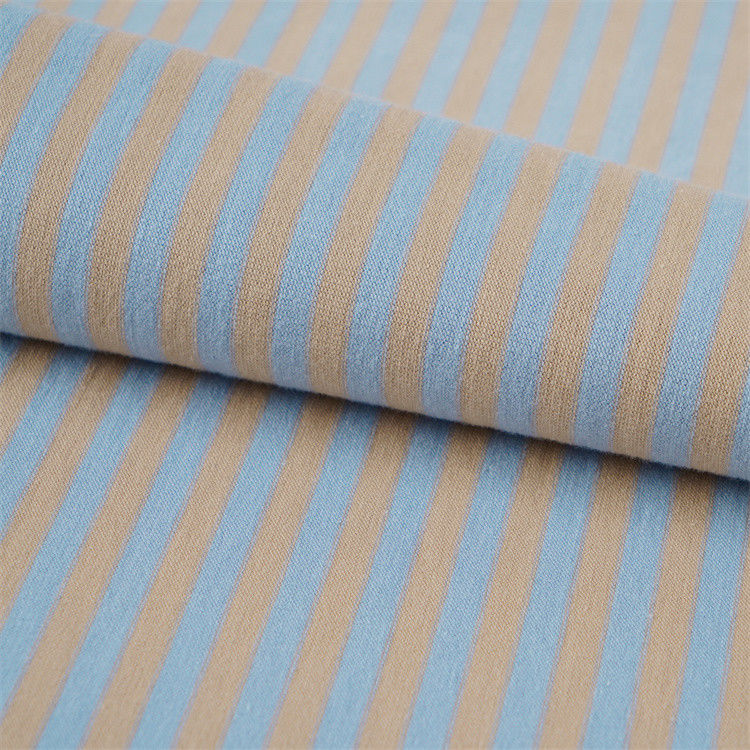 Tejido de punto con rayas duraderas, cómodas, suaves y saludables para uso informal