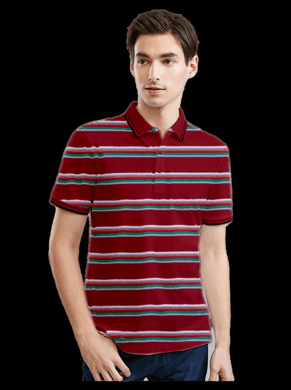 Tejido de material de rayas duradero, cómodo, amigable con la piel y transpirable, para uso informal