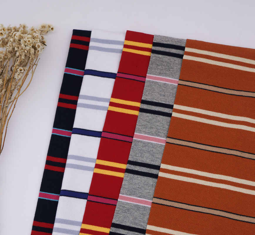 Tejido de punto de algodón puro para camisa de polo.