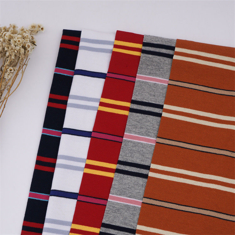 Tejido de punto de algodón puro para camisa de polo.