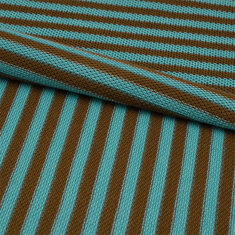 Tejido de punto a rayas para camiseta