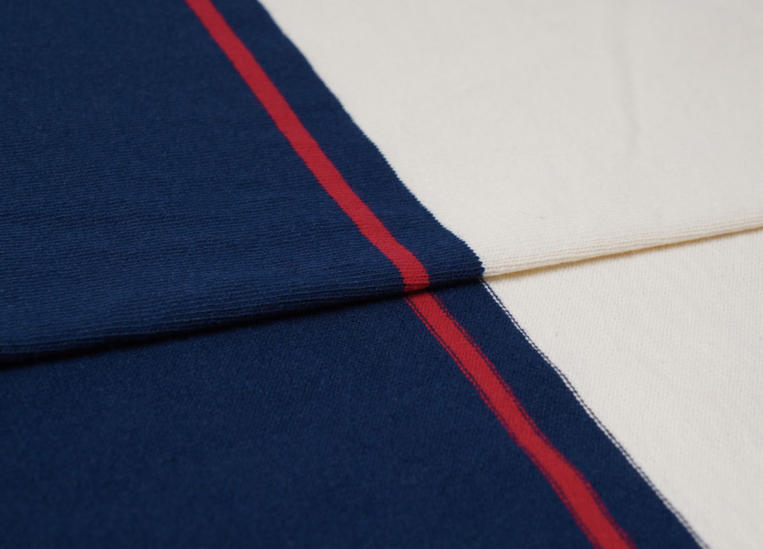 Tejido de punto a rayas, versión crujiente, resistente a las arrugas, solidez del color, para camisa polo