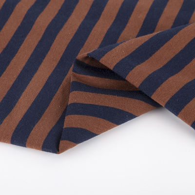 185gm 95 de algodón 5 de tela de espandéx suave de rayas de punto Lycra de ropa interior