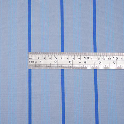 Tejido de punto de algodón mercerizado de rayas suave 95 algodón 5 spandex 175 cm de ancho