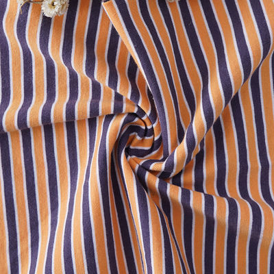 Tejido de material rayado de alta calidad y suave para camiseta