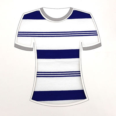 Un buen precio. El hilado teñió la superficie suave respetuosa del medio ambiente rayada de la tela de algodón 32S 185gsm en línea