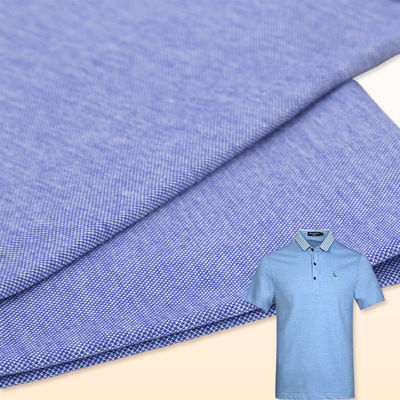 Un buen precio. Tela elástica rayada suave del algodón de la contracción baja material ligera del piqué en línea