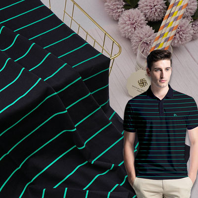 Un buen precio. La tela de algodón mercerizada hecha punto, cuenta un cuento la tela rayada teñida del algodón 60S en línea