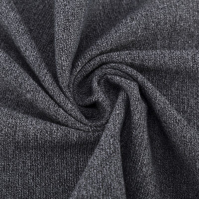 Tejido de jacquard de punto sólido resistente al desgaste 165g Material teñido de hilo para camiseta de polo