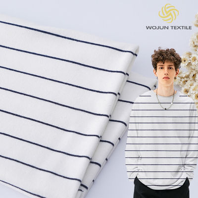 Moda de punto de algodón de tejido francés de terry Pique patrón de baja contracción