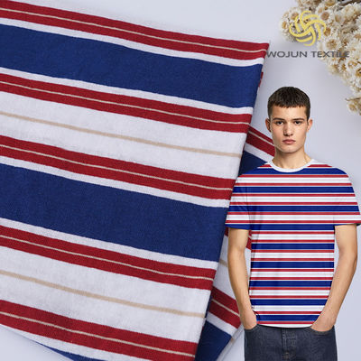 Tejido de material de algodón de color blanco y blanco para camisa de polo