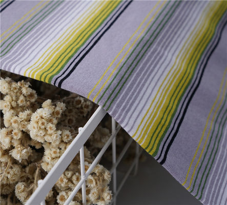 Tejido de material rayado resistente al desgaste 190Gsm T - camisa de algodón de hilo de tela teñida