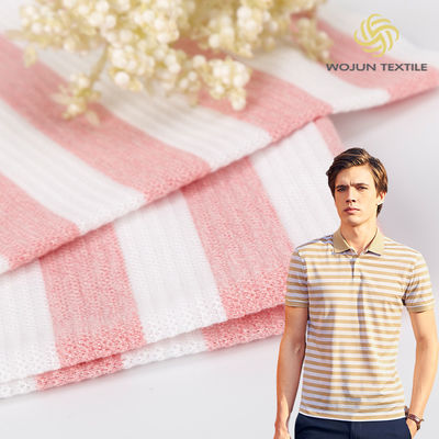 Absorción de agua respirable fácil de secar Tejido de algodón Pique para camisa de negocios de polo