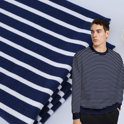 Un buen precio. Apoyar la personalización y la piel amigable confortable de tejido de punto a rayas para el Terry francés en línea