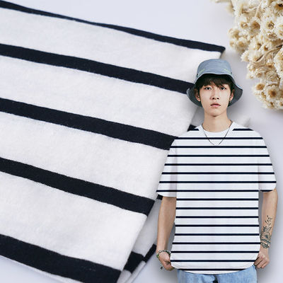 Tejido de punto a rayas para trajes de deporte