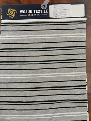 Tejido de punto a rayas para camisa de polo