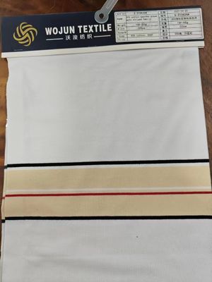 Tejido de material rayado transpirable, respetuoso con el medio ambiente y duradero para camisa de polo