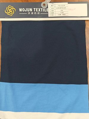 Tejido de material rayado suave suave cómodo para camiseta de polo
