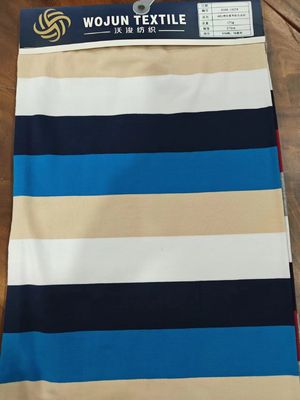 Tejido de punto a rayas suave y ecológico de buena calidad para camiseta