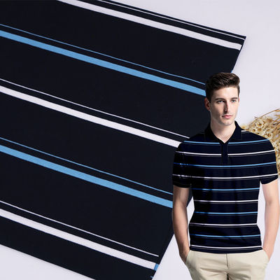 Un buen precio. Tejido de punto a rayas fácil de mantener y resistente a las arrugas para estilos de vida ocupados en línea