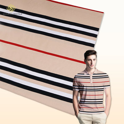 Un buen precio. Tejido de punto a rayas fácil de mantener y resistente a las arrugas para estilos de vida ocupados en línea