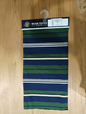 Tejido de punto a rayas para camisa de polo que absorbe el sudor