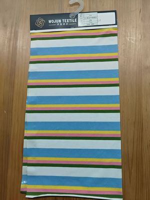 Tejido de material rayado y elástico para camiseta