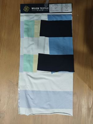 Tejido de punto a rayas suave y suave para camiseta