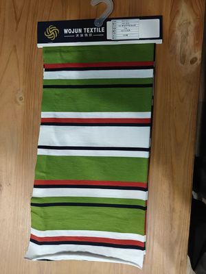 Un buen precio. Tejido de punto de rayas duradero y cómodo y suave para camisa de polo en línea