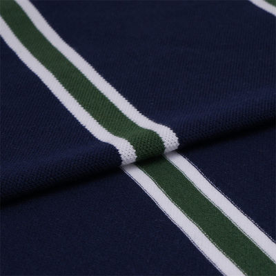 Fabrica de punto a rayas resistente al desgaste para camisa de polo