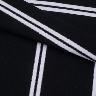 Tejido de punto a rayas para camisa de polo